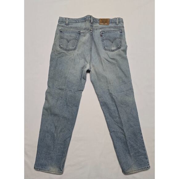 Levi's 540 Flex Denim Jeans Mens 42x30 Light Wash Relaxed Fit - Picture 5 of 15